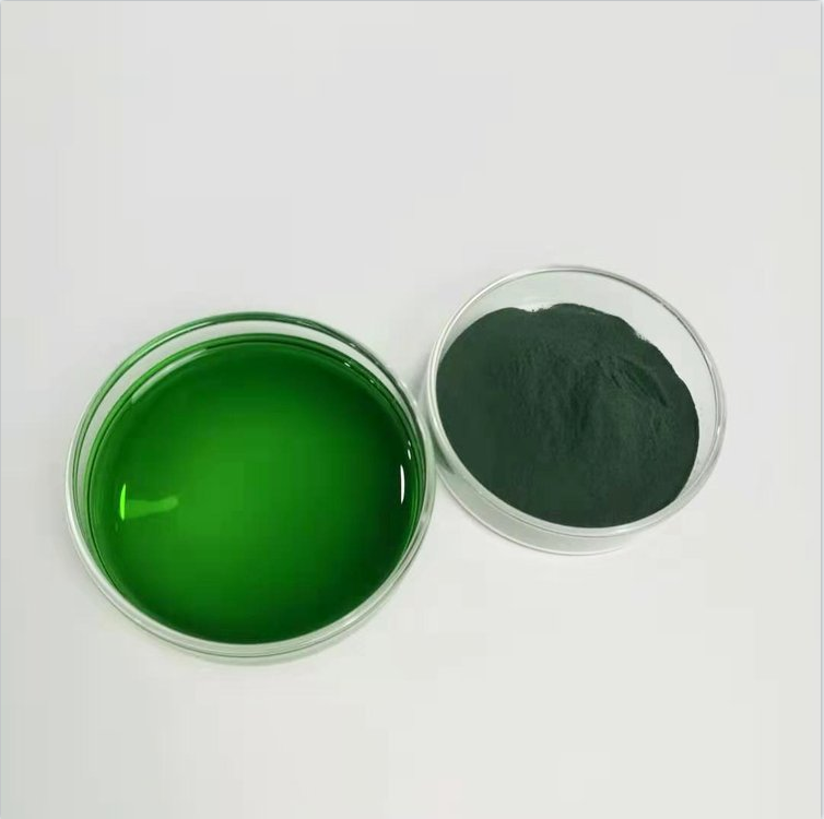 Chlorofyl kleurstof voor levensmiddelen
